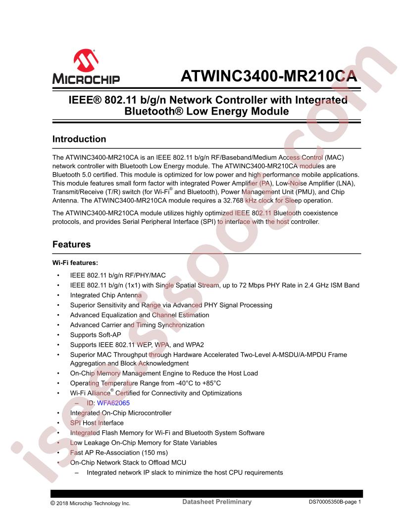 ATWINC3400-MR210CA