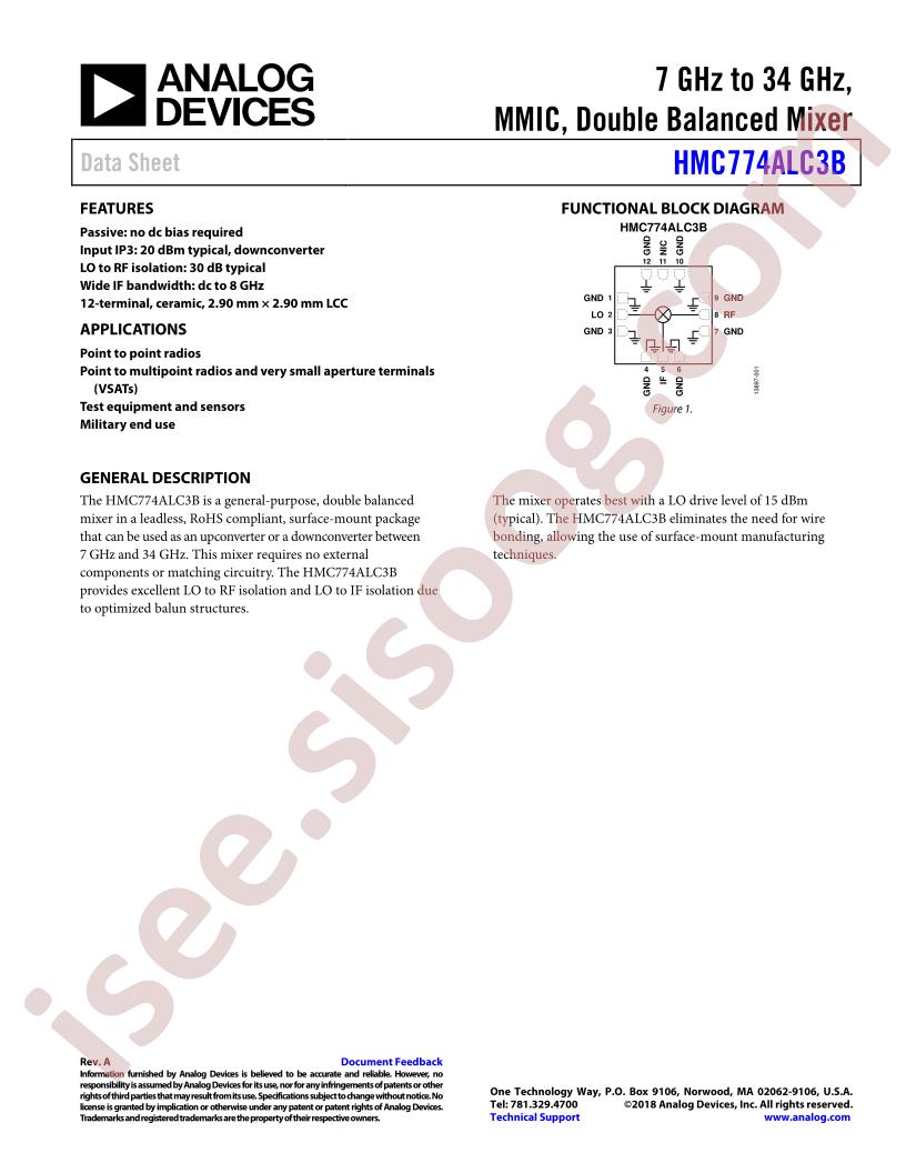HMC774ALC3B