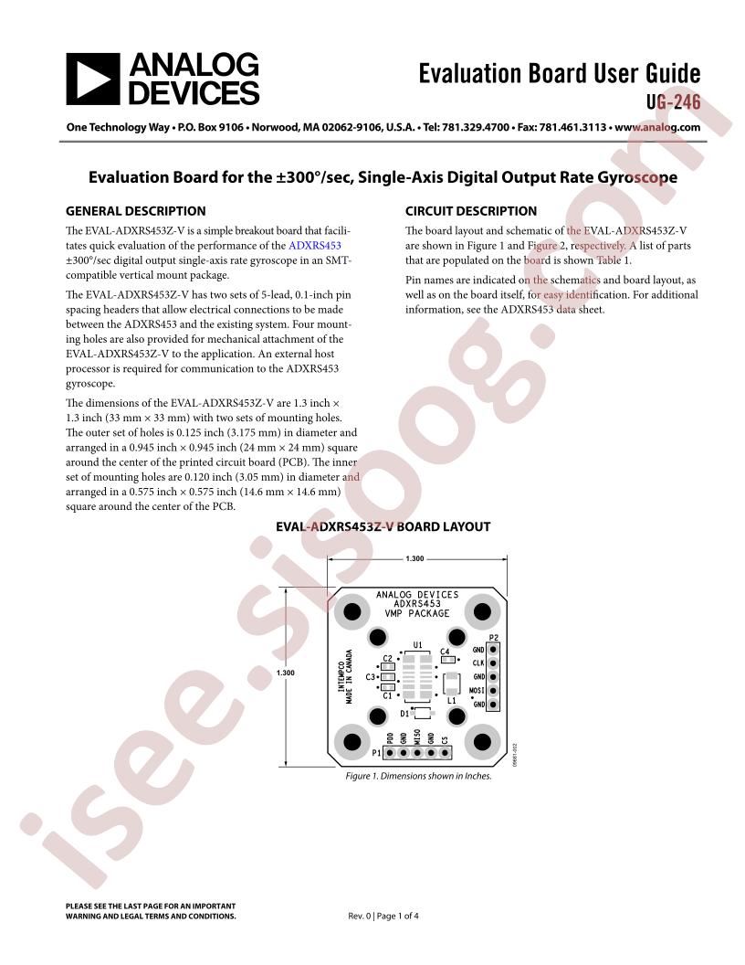 EVAL-ADXRS453Z-V Guide