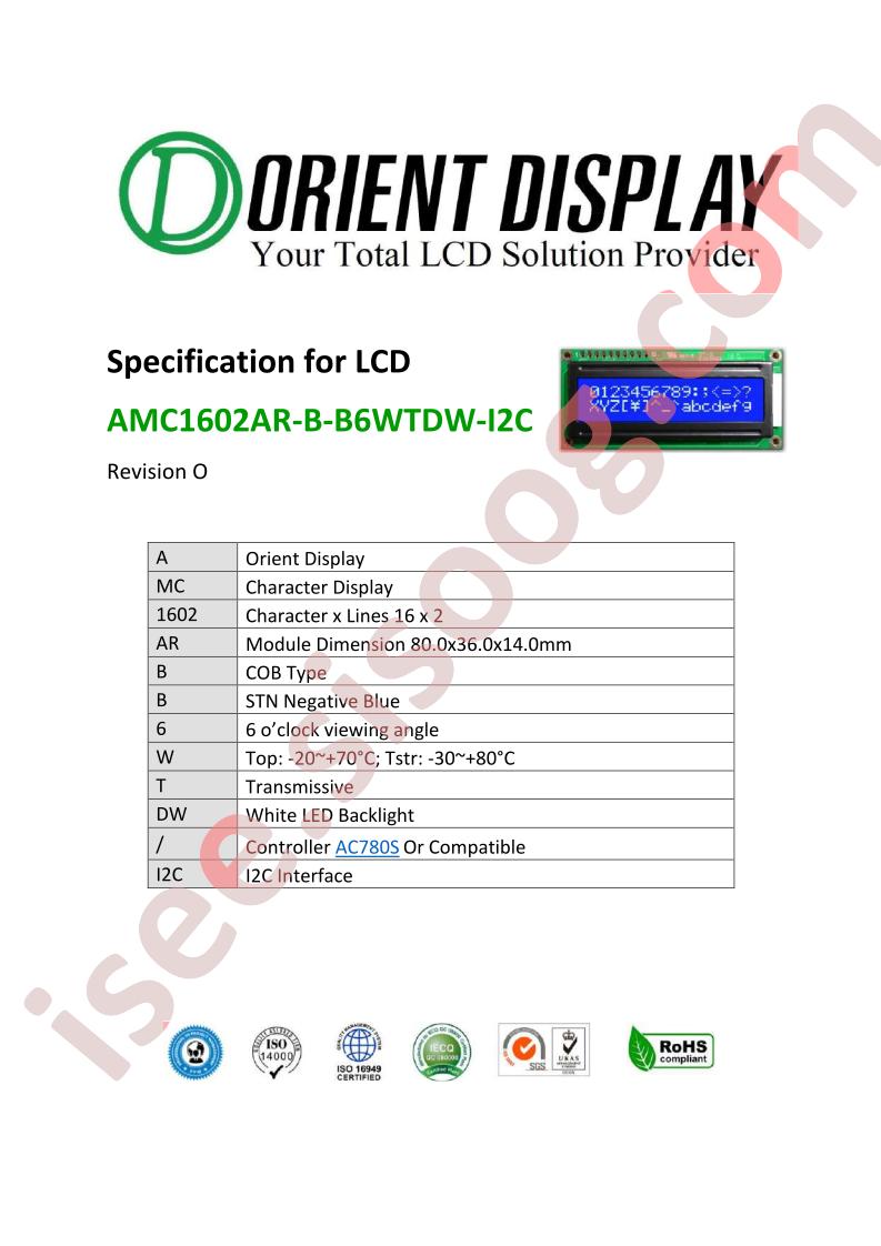 AMC1602AR-B-B6WTDW-I2C