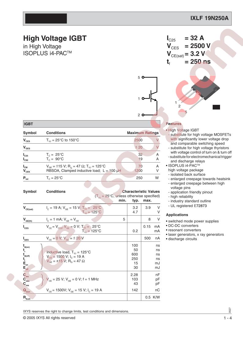 IXLF19N250A