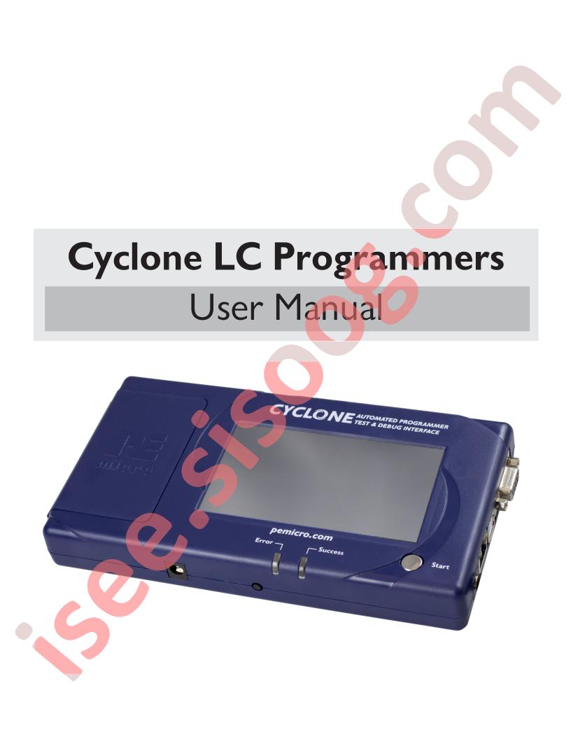 CYCLONE Programmers Manual