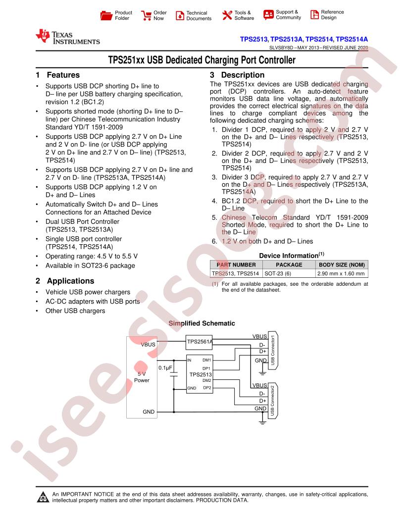 TPS2513(A), TPS2514(A)