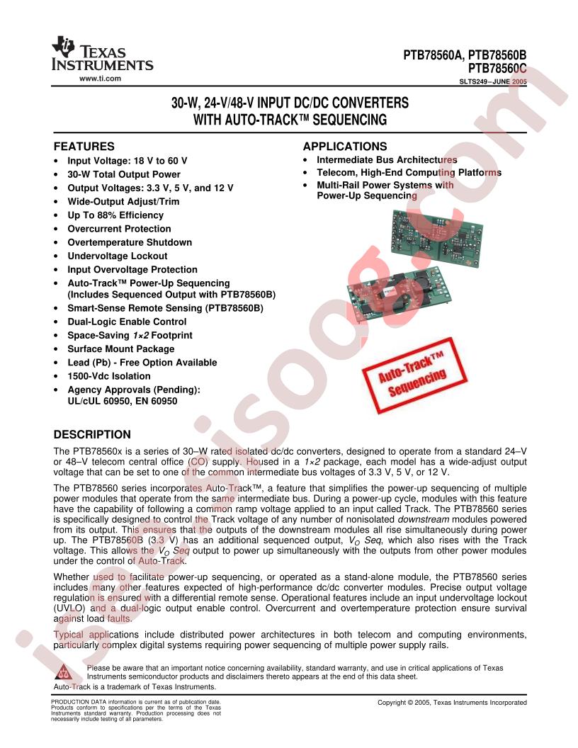 PTB78560A, B, C