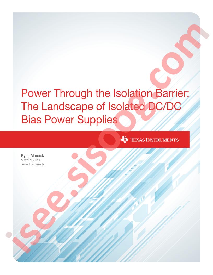 Power Through the Isolation Barrier