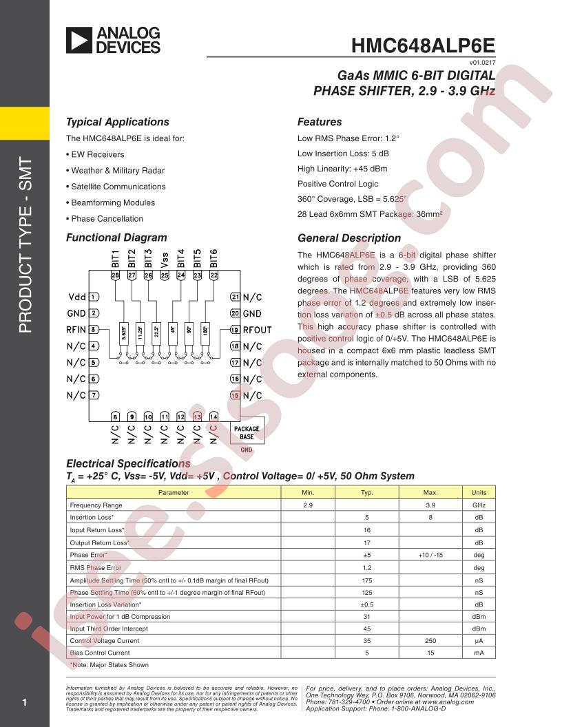 HMC648ALP6E