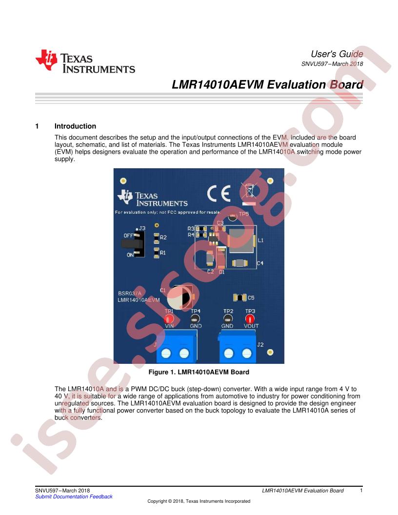 LMR14010AEVM User Guide