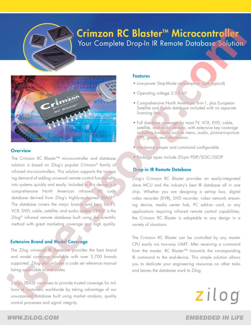 Crimzon RC Blaster MCU