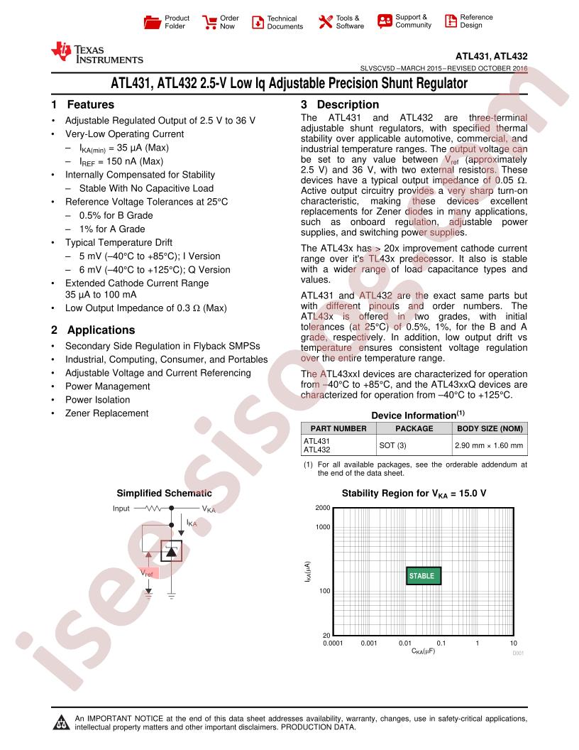ATL431, ATL432 Datasheet