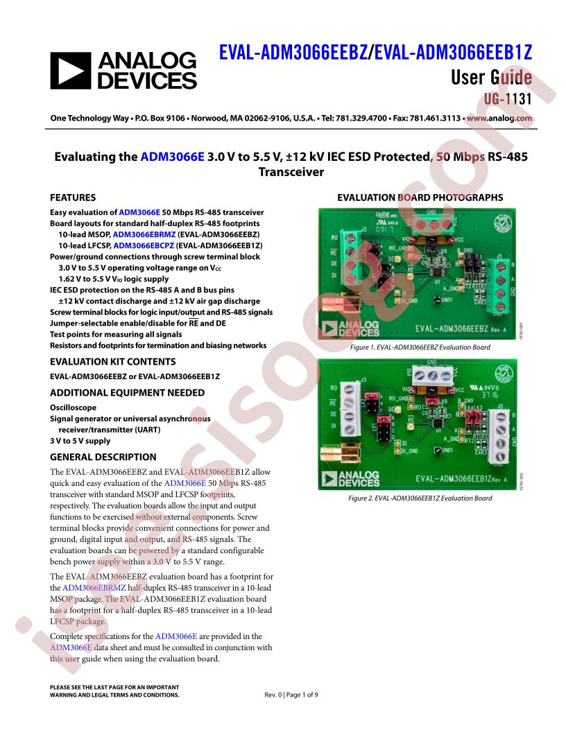 EVAL-ADM3066EEBZ,1Z Guide