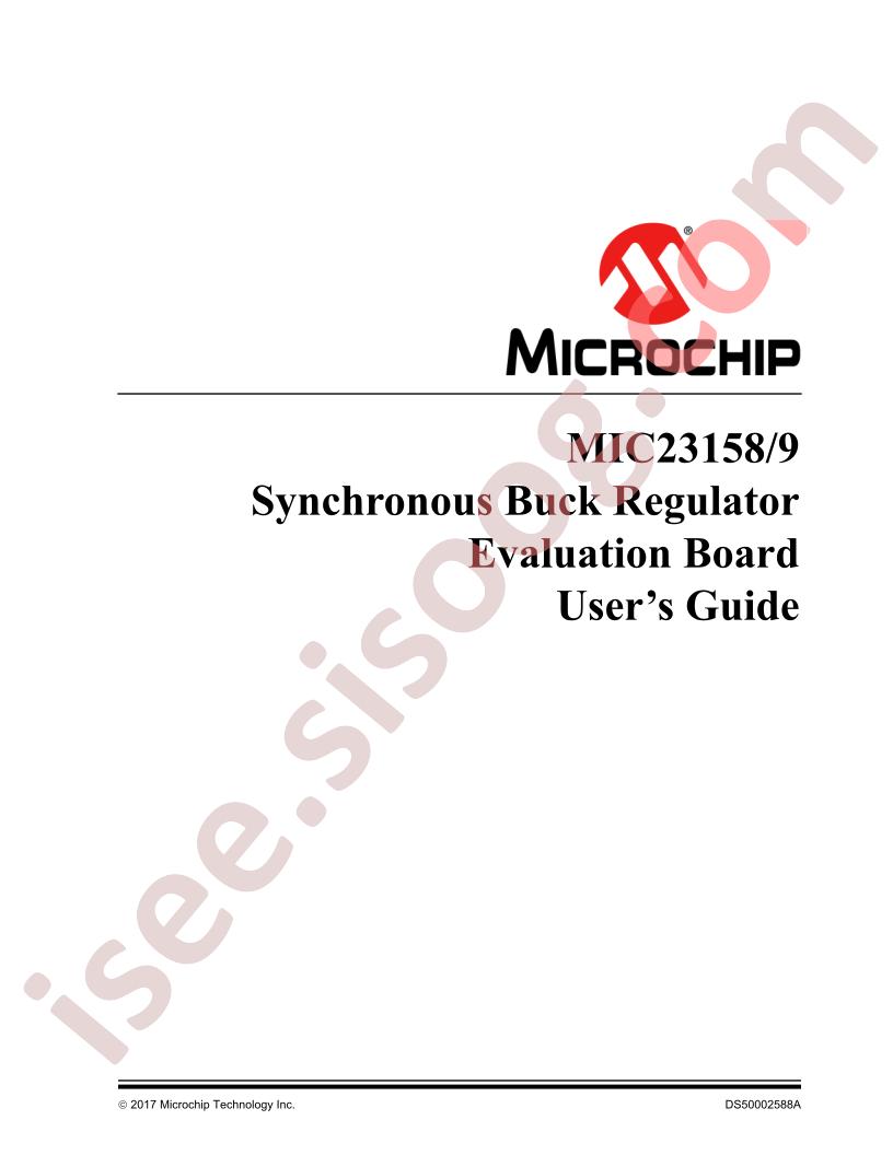 MIC23158,9 Eval Board Guide~