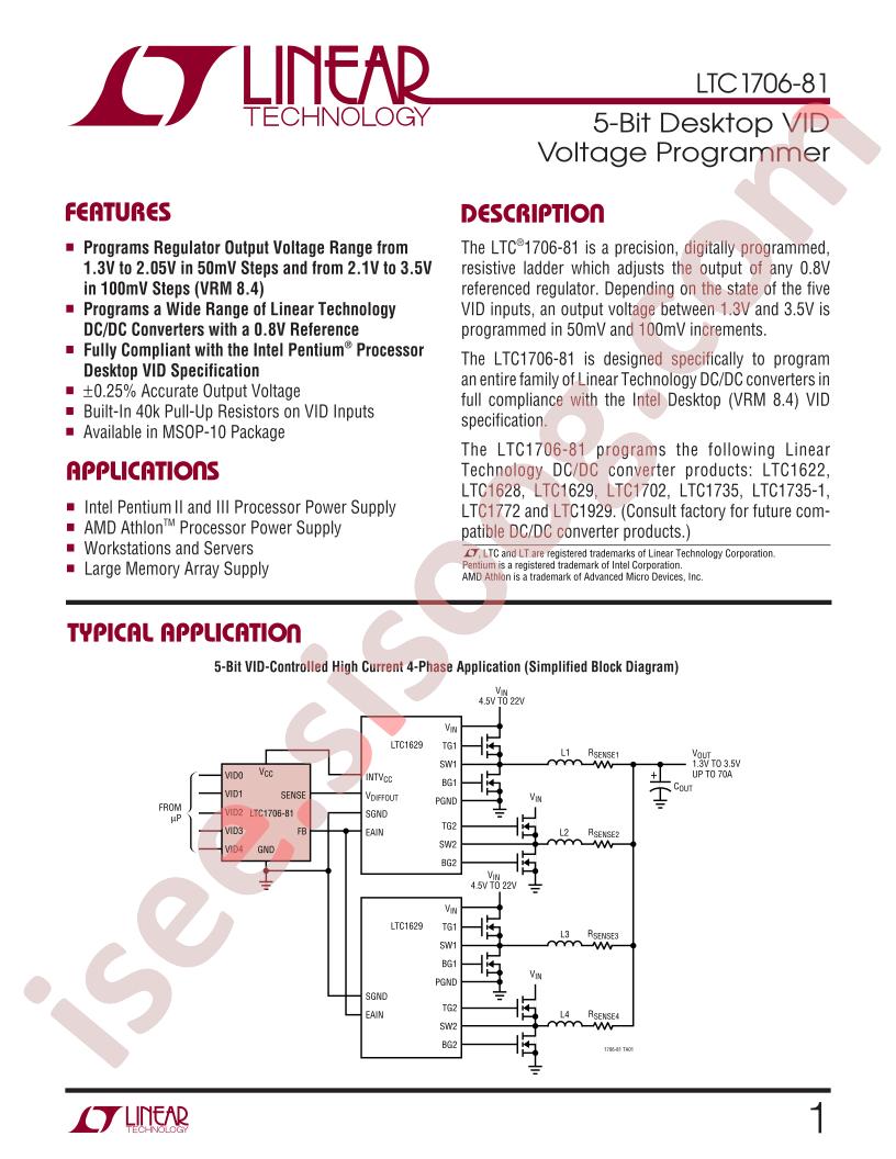 LTC1706-81