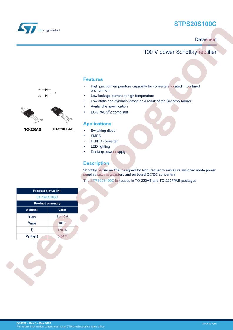 STPS20S100C