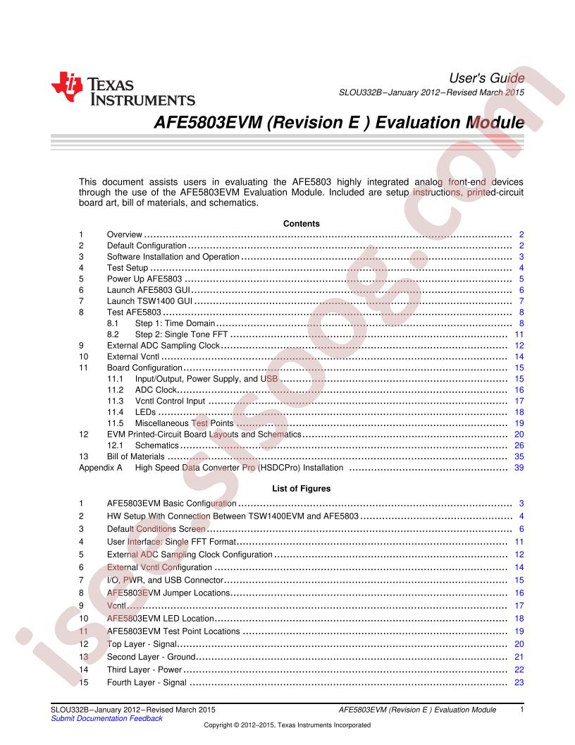 AFE5803EVM