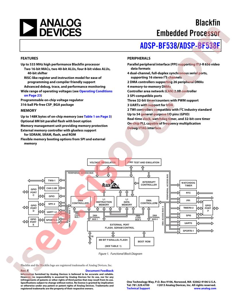 ADSP-BF538(F)