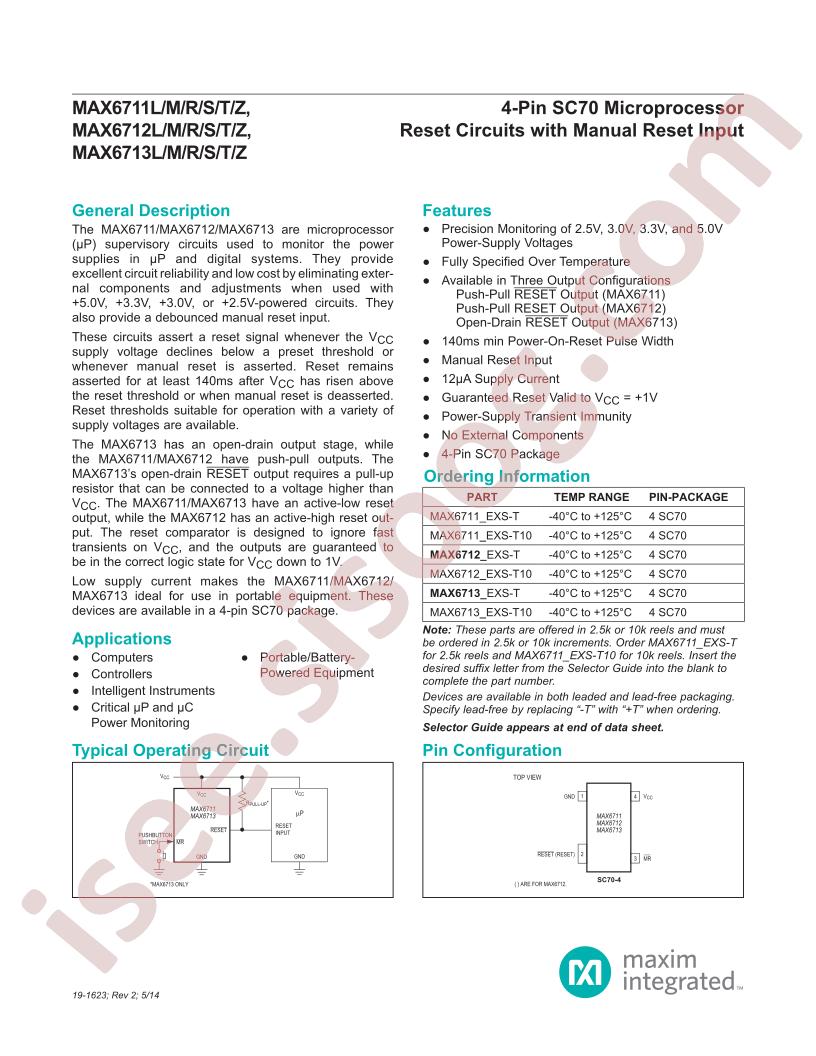 MAX6711-13(L-Z)