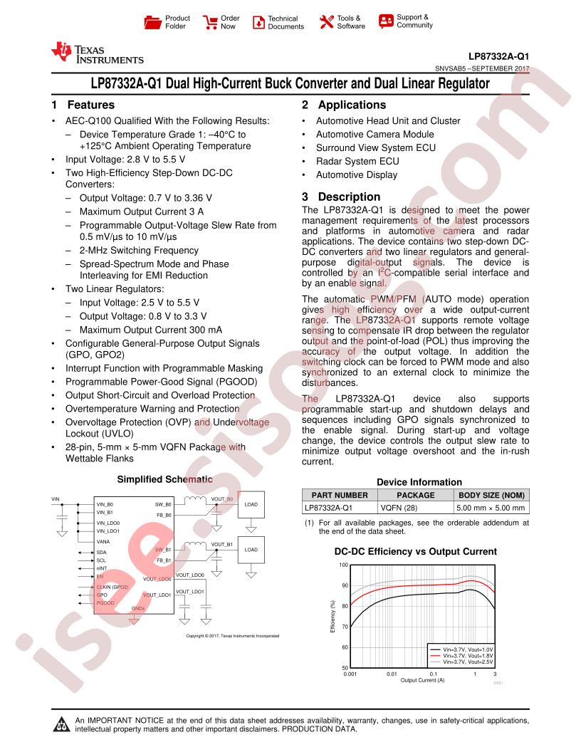 LP87332A-Q1 Datasheet
