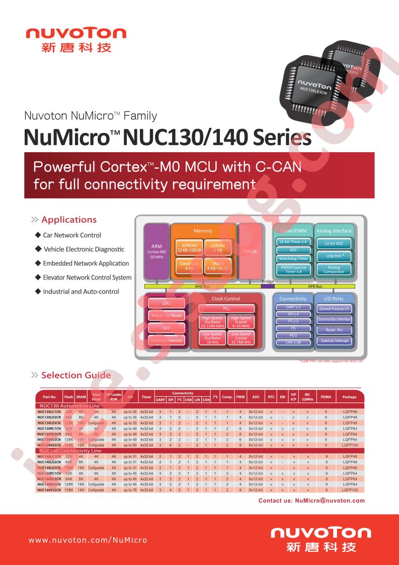 NUC130/140 Series Flyer