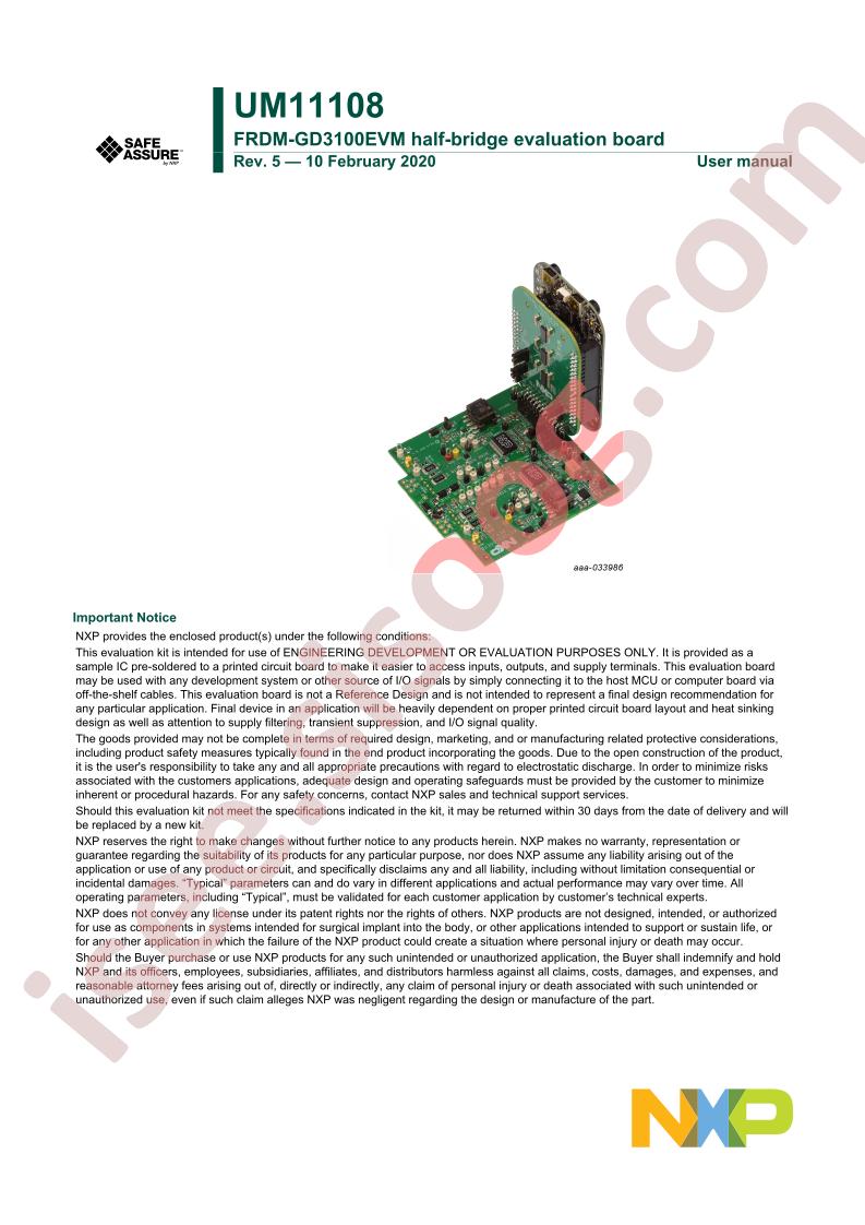 FRDM-GD3100EVM User Guide