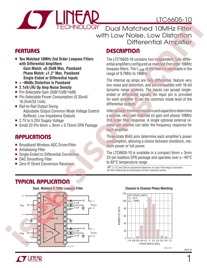 LTC6605-10