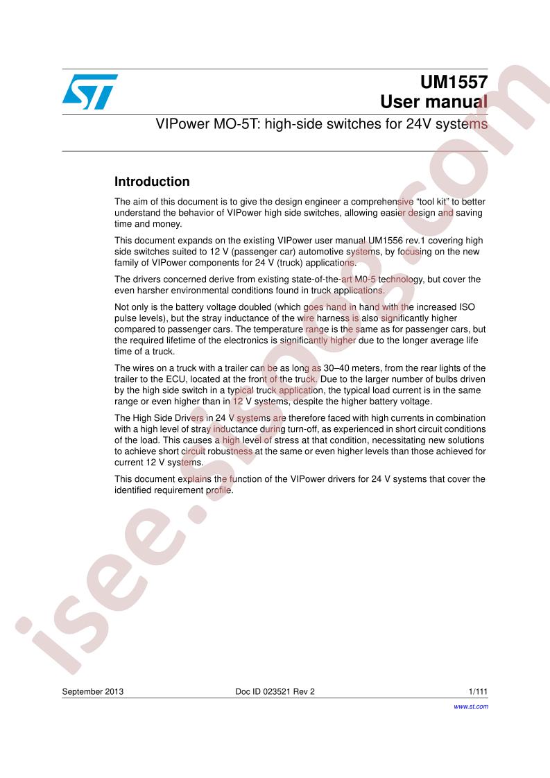 User Manual VIPower MO-5T