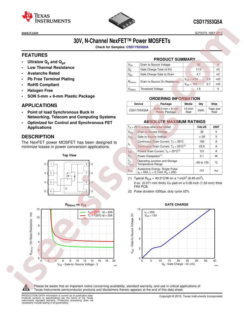 CSD17553Q5A