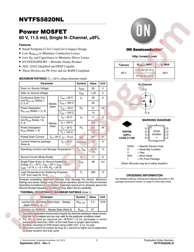 NVTFS5820NL