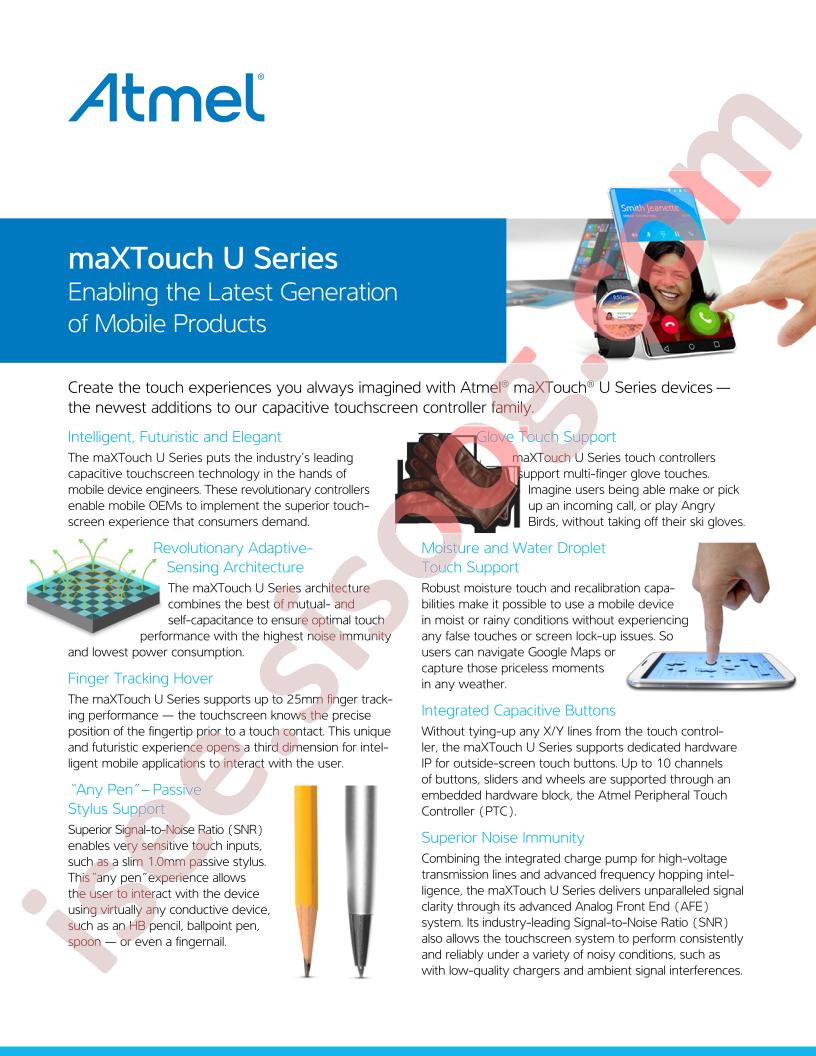 maXTouch U Series Brochure