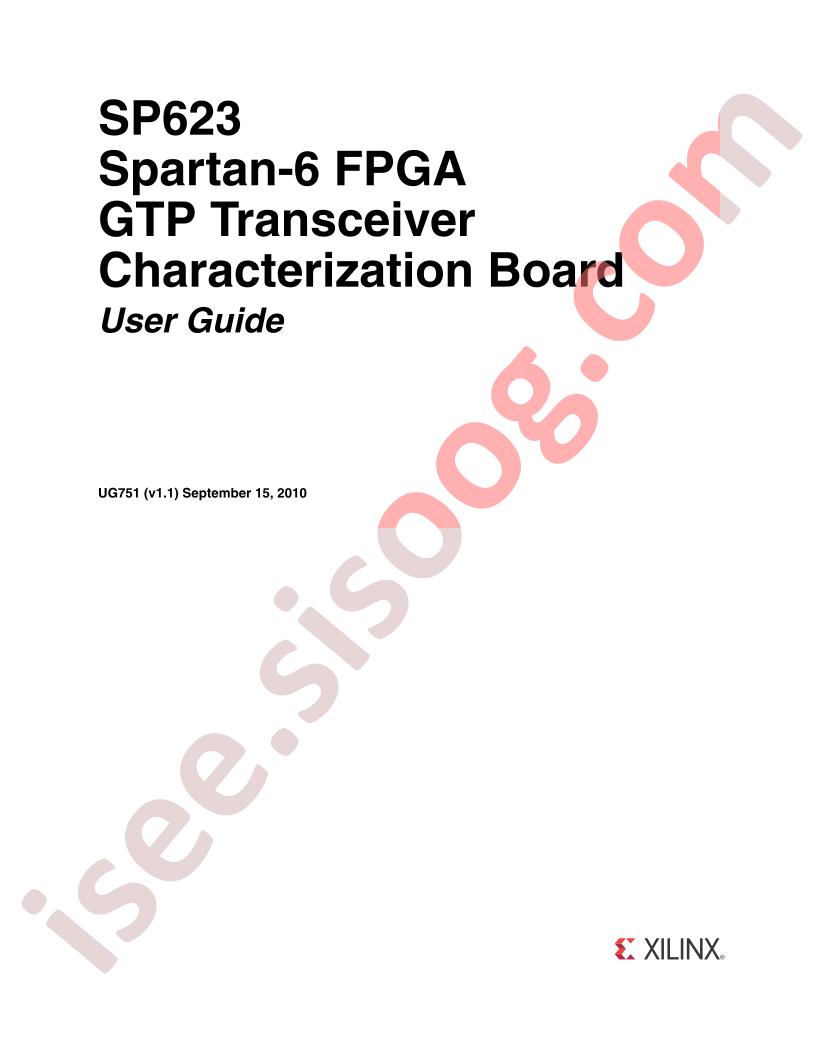 SP623 Board Guide