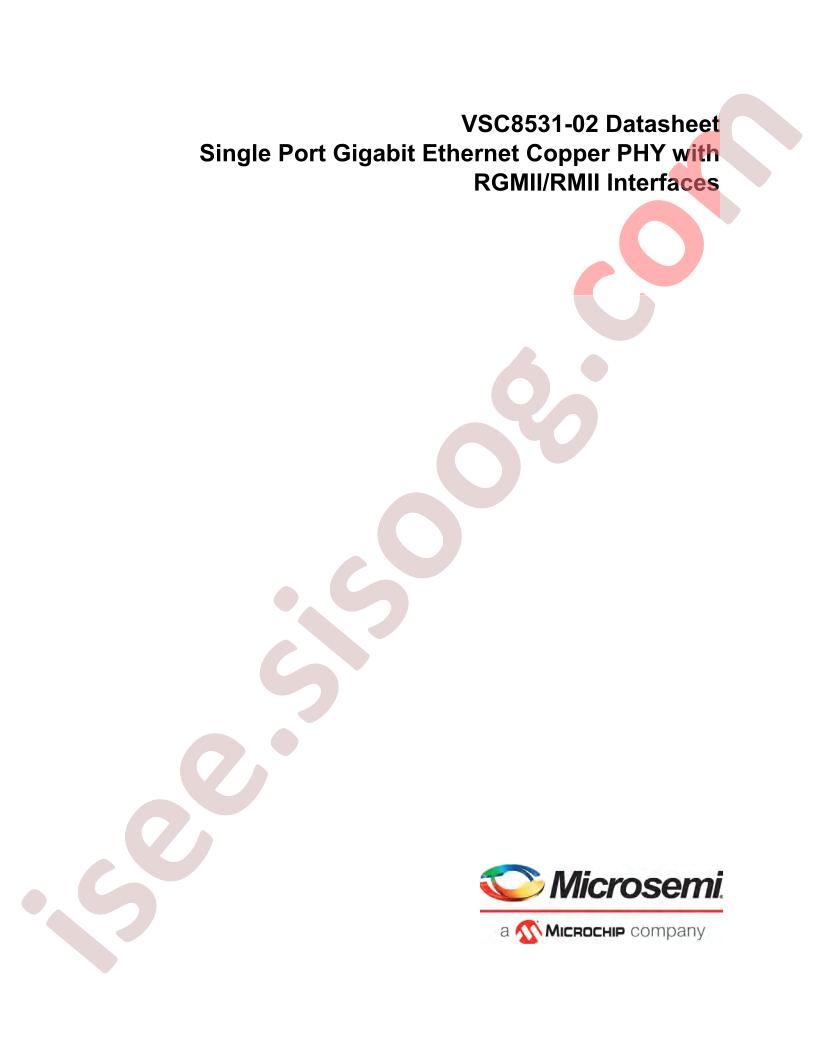 VSC8531-02,05 Datasheet