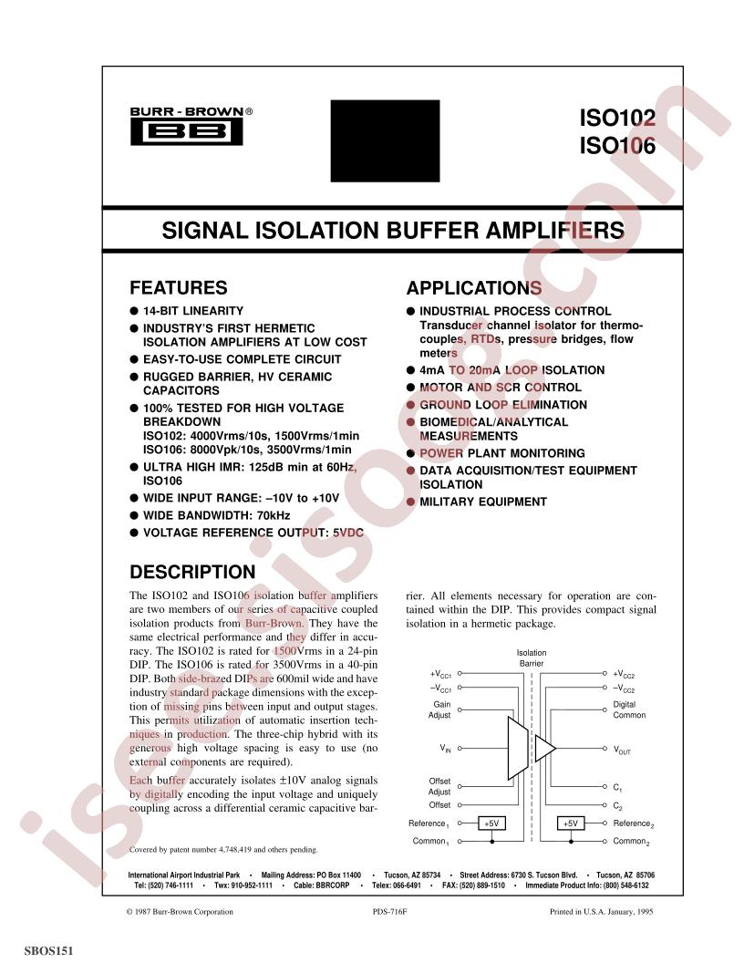 ISO102, ISO106
