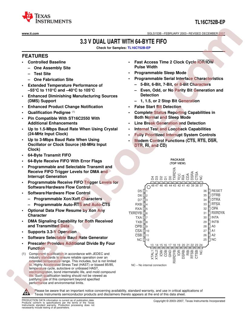 TL16C752B-EP