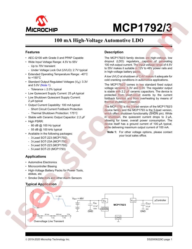 MCP1792/3~