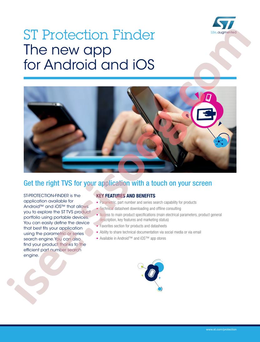 ST Protection Finder App Flyer