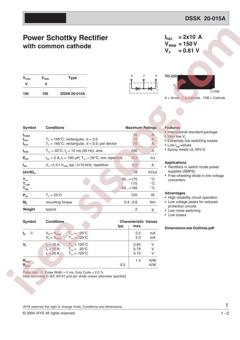 DSSK20-015A