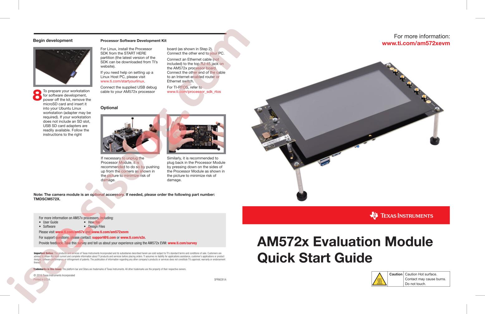 AM572x EVM Quick Start Guide