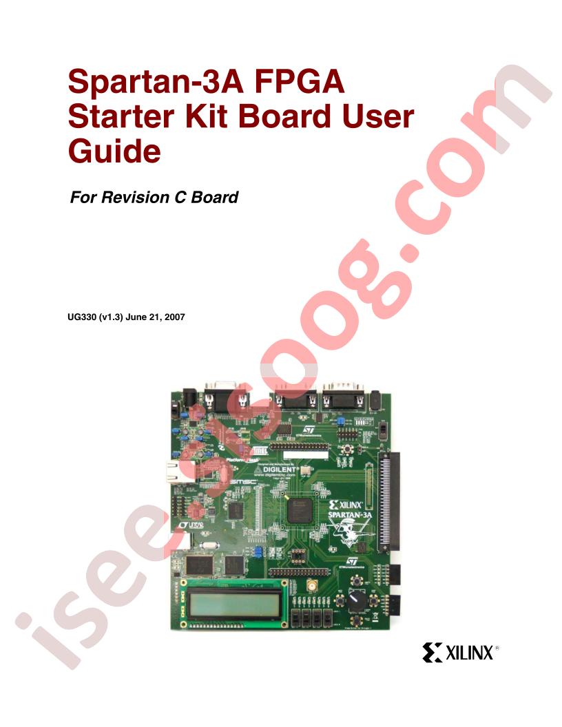 Spartan-3A Starter Kit User Guide
