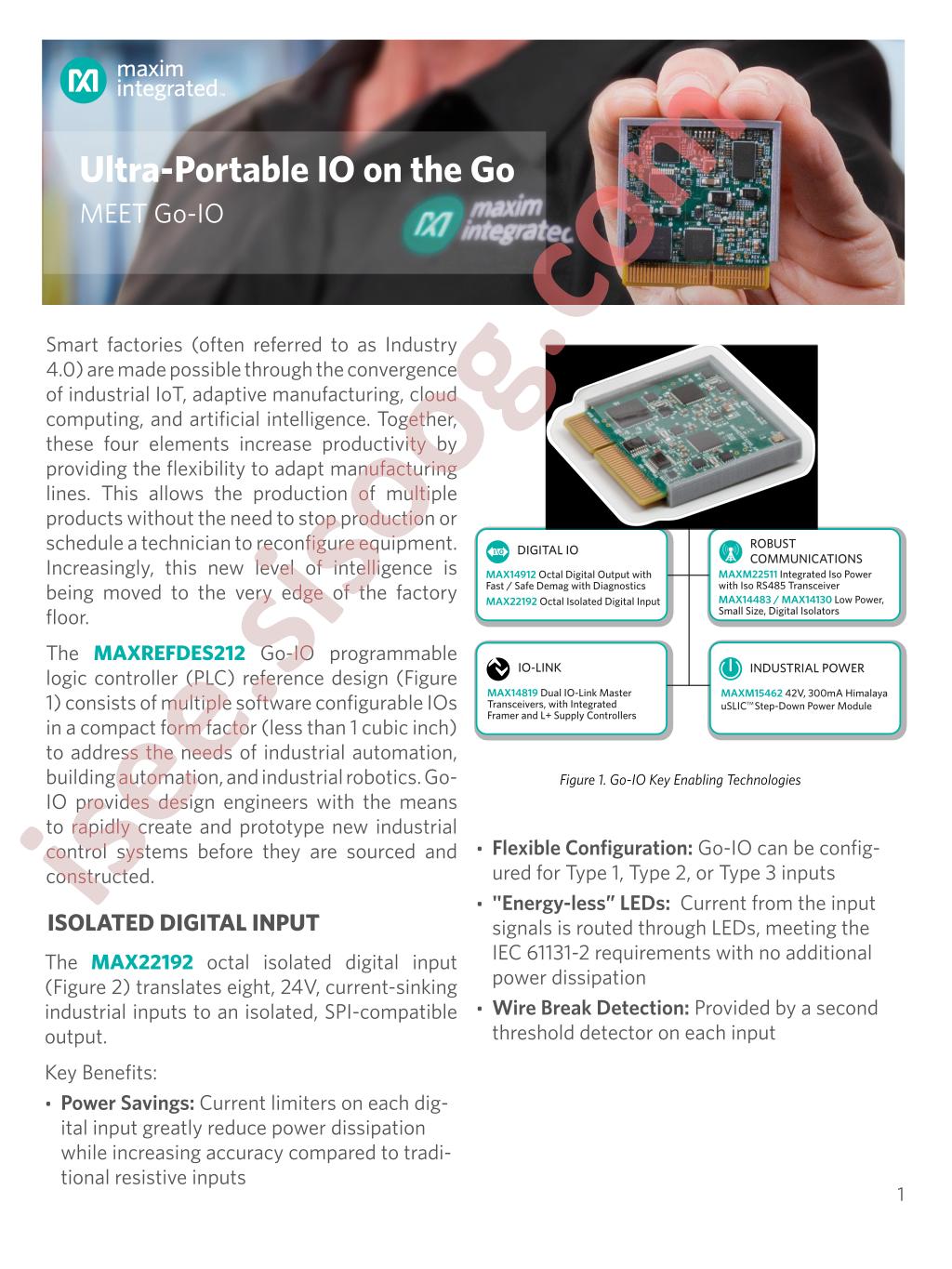 Ultra-Portable IO on the Go: Meet the Go-IO