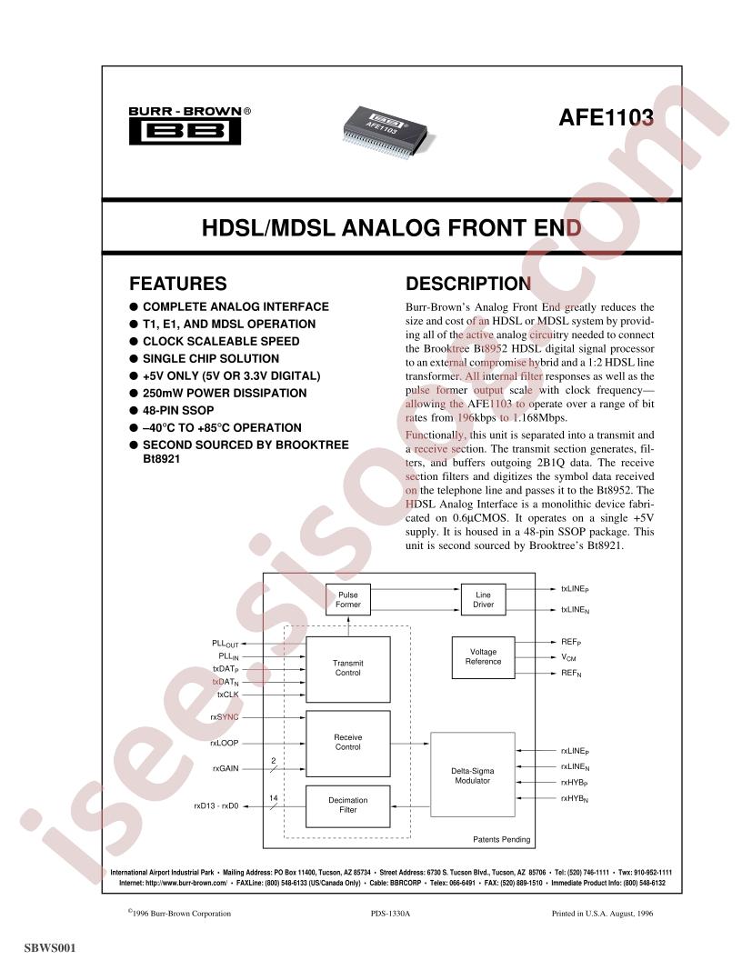 AFE1103