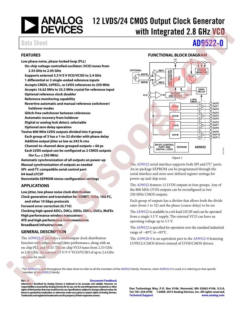 AD9522-0