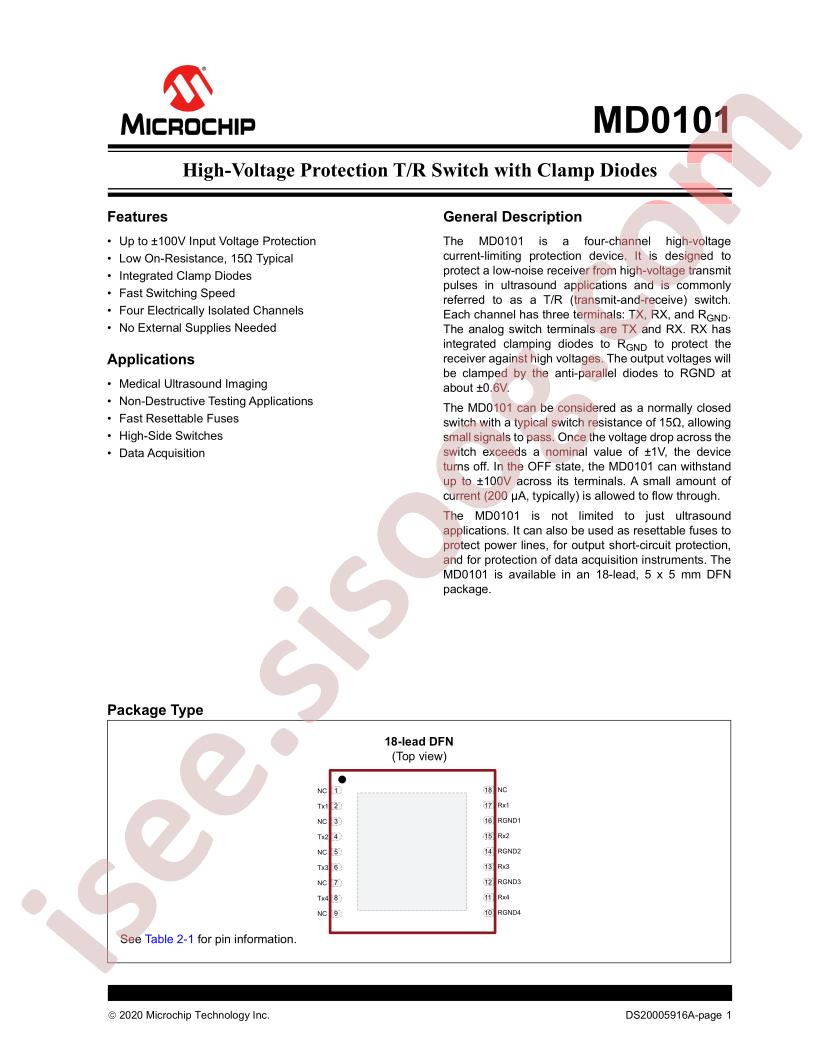 MD0101 Datasheet