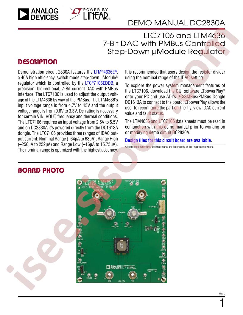 DC2830A Demo Manual