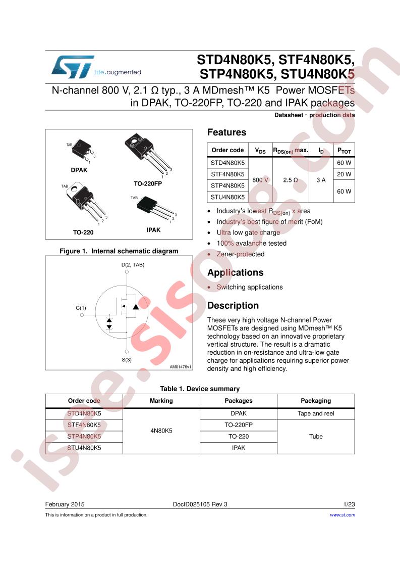 STx4N80K5