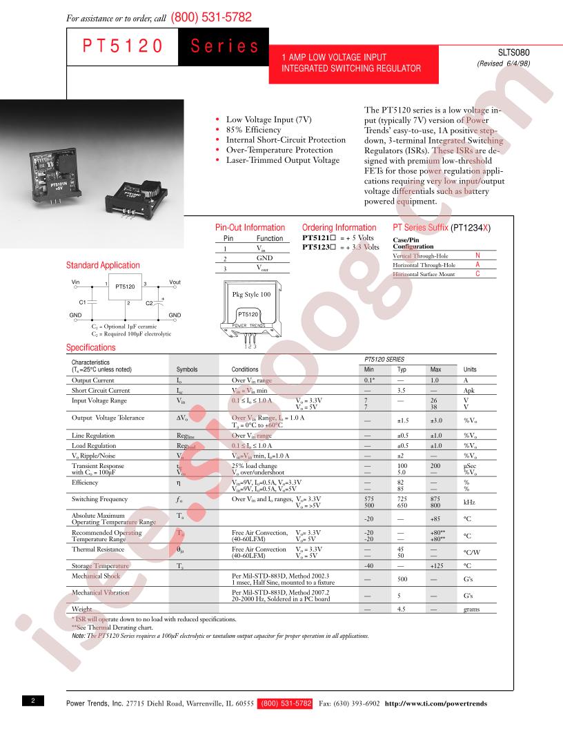 PT5120 Series