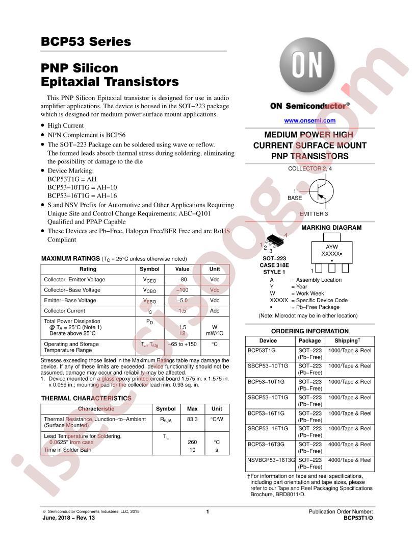 BCP/SBCP53 Series