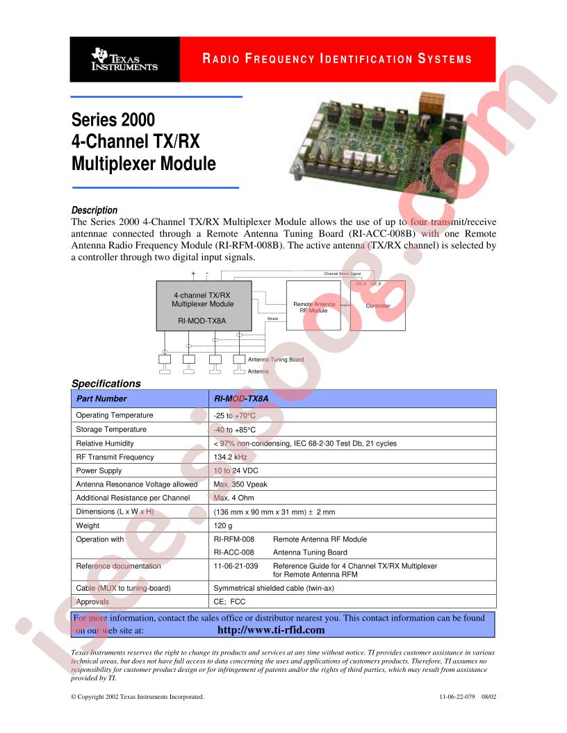 RI-MOD-TX8A