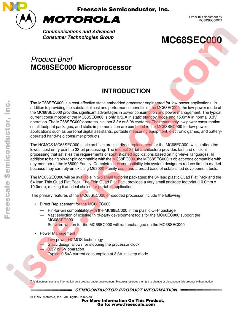 MC68SEC000