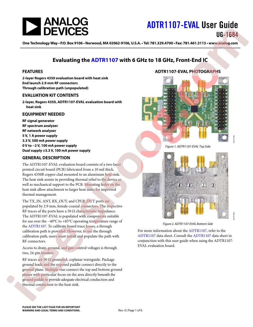 ADTR1107-EVAL Guide