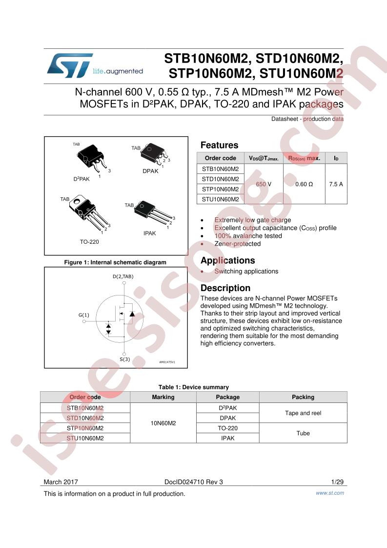 STx10N60M2