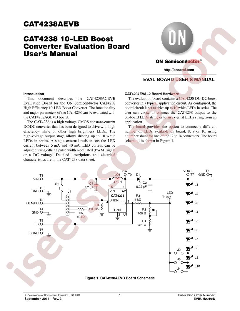 CAT4238AEVB User Manual